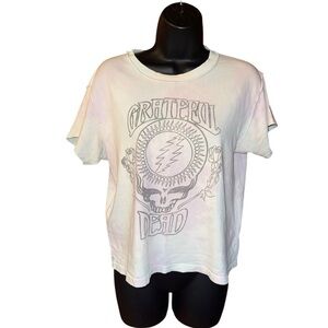 Daydreamer Women’s Grateful Dead Tie-Dye Skull Short Sleeve Graphic Tee